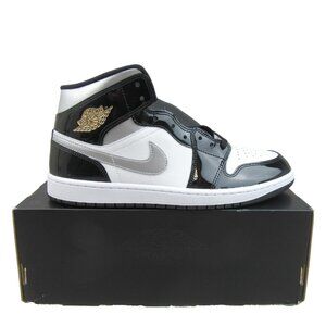 Air Jordan 1 Mid SE Sneakers Men's Size 11.5 Black White NEW